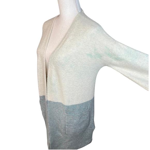 Madewell Edgewater Bubble-Sleeve Cardigan Sweater casual neutral scandi girl - Picture 7 of 11